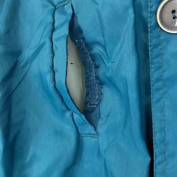 HELLY HANSEN Vintage 90s Mens Nylon Sailing Rain Coat Reversible Hooded Medium - Picture 12 of 15